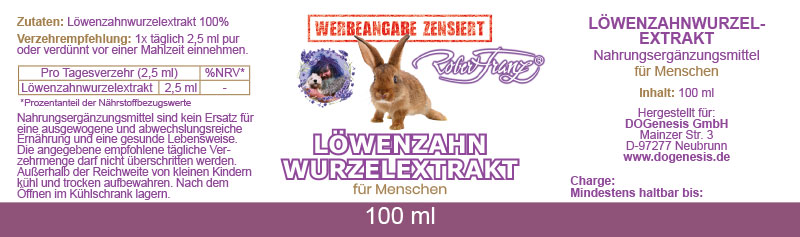 Löwenzahnwurzelextrakt