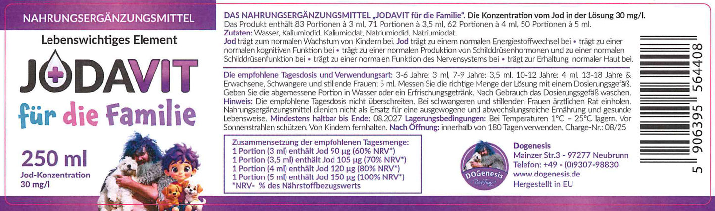 JodaVit – 250ml für die Familie