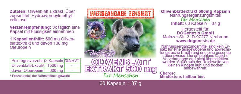 Olivenblattextrakt Kapseln