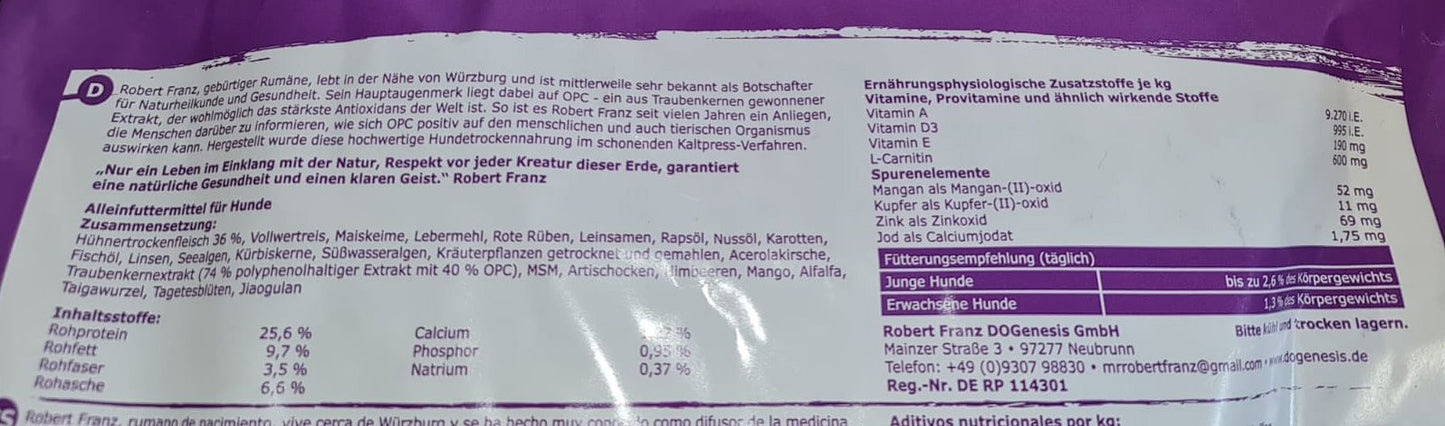 DoGenesis 15 kg Hundefutter