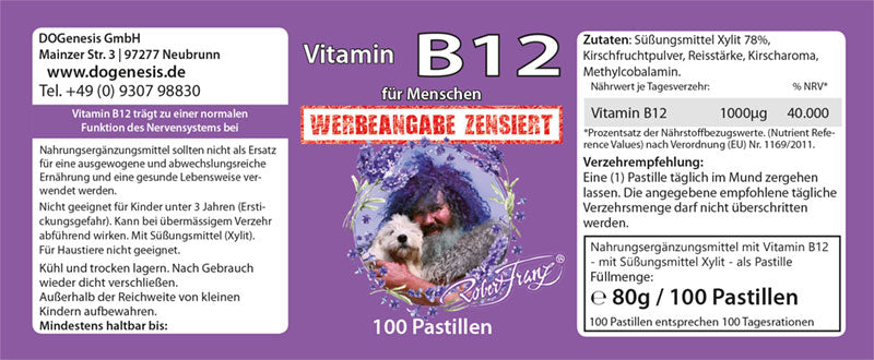 Vitamin B12 Lutschpastillen