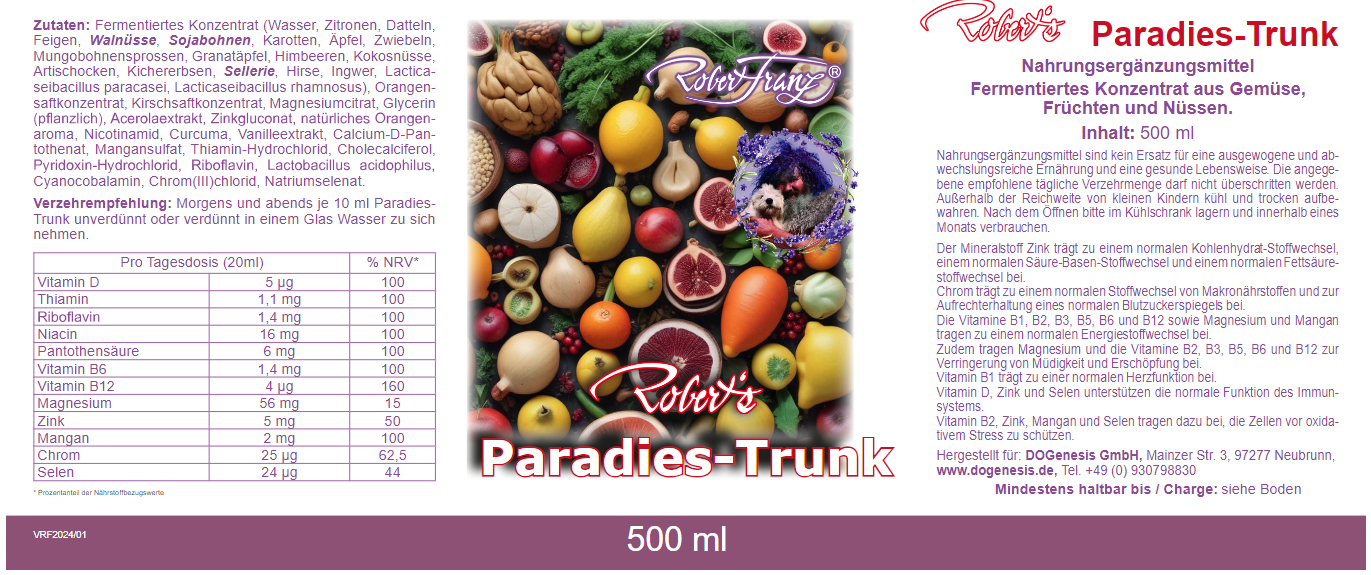 Paradies-Trunk  Robert Franz®