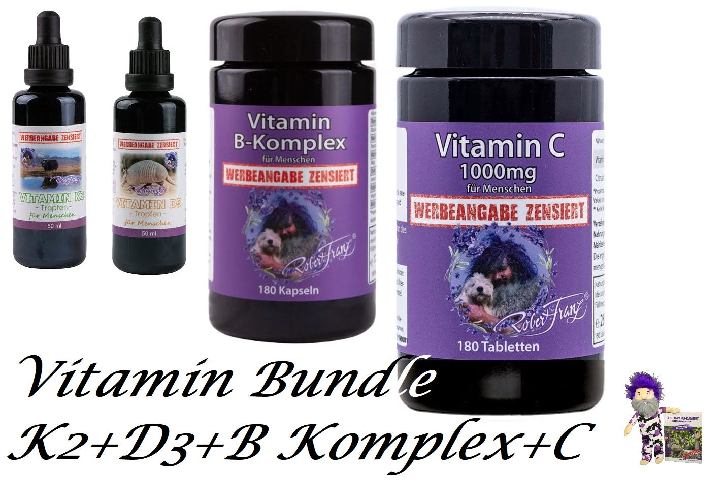 Vitamin Sparset K2+D3+C+B Komplex