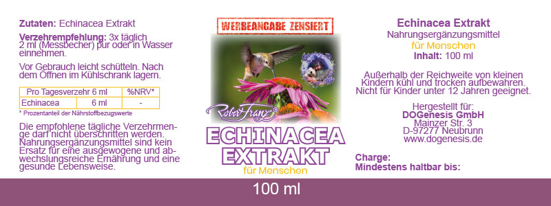 Echinacea Extrakt Robert Franz® Sonnenhut