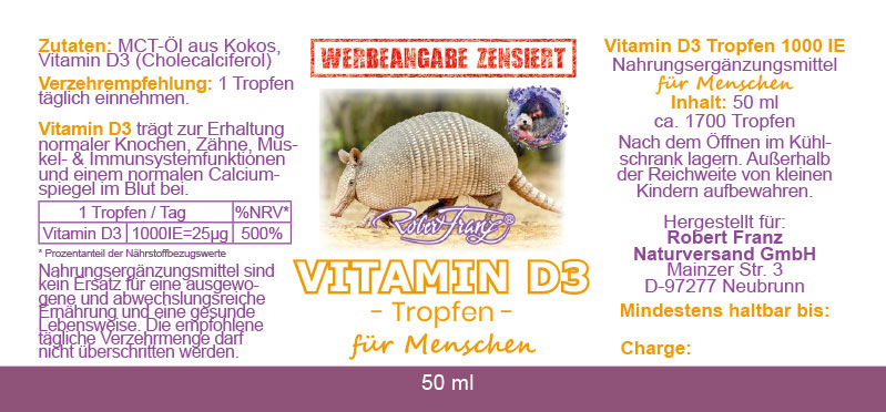 Vitamin D3 Tropfen